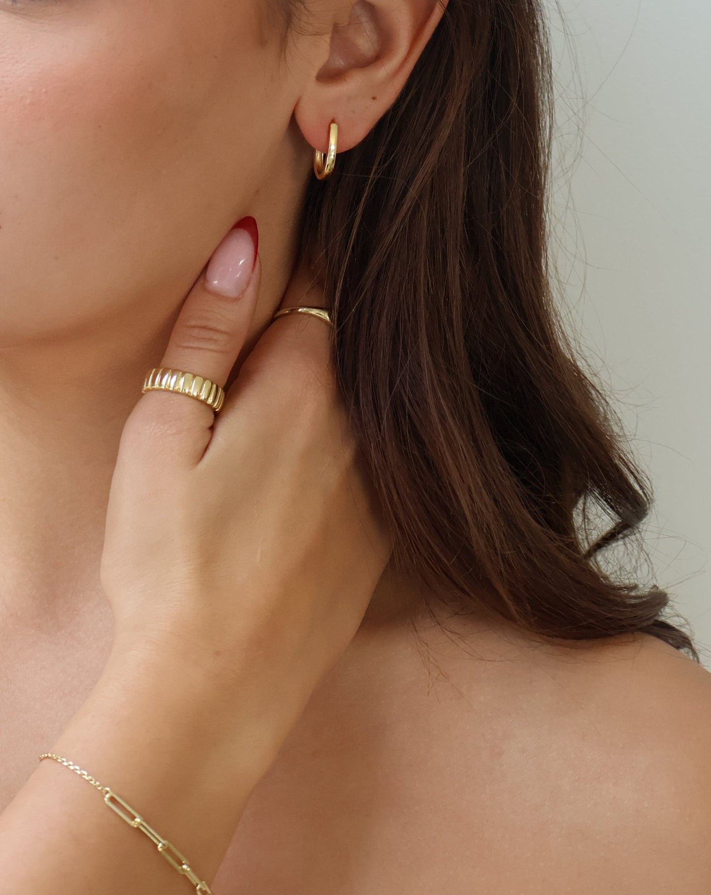 Classic earrings - gold