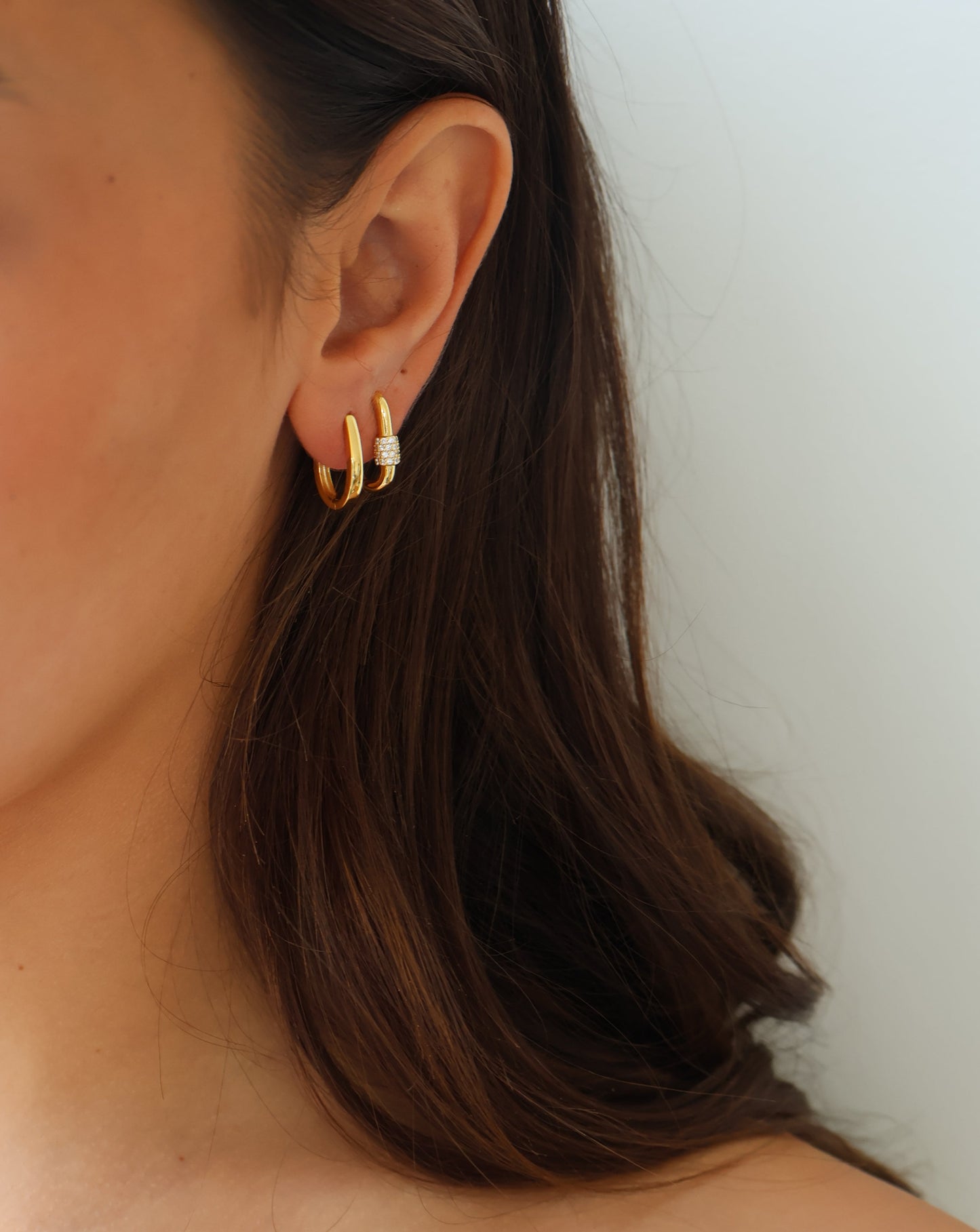 Sunset earrings - gold