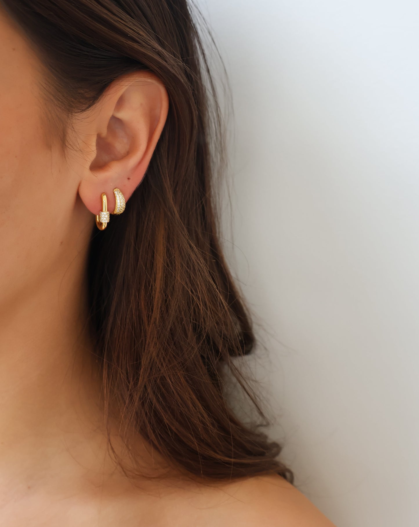 Sunset earrings - gold