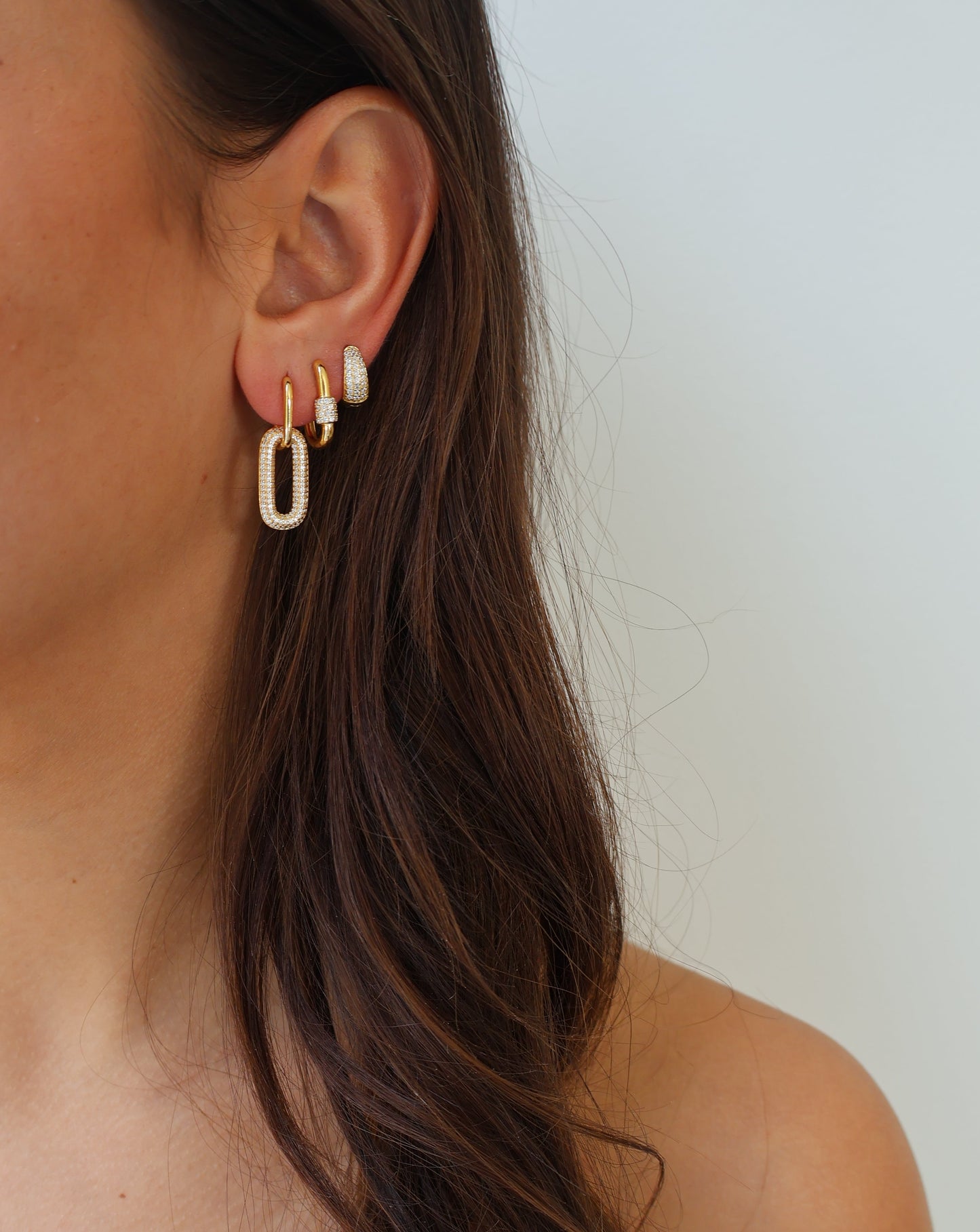 Sunset earrings - gold