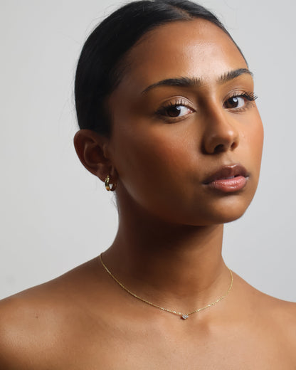 Classic small hoops - gold