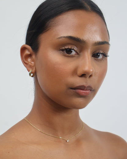 Classic small hoops - gold