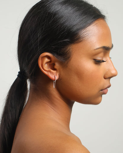 Capri earrings - silver