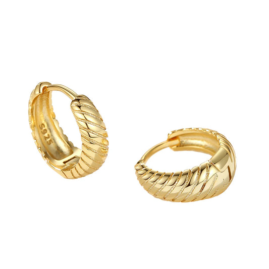 Eclair earrings - gold