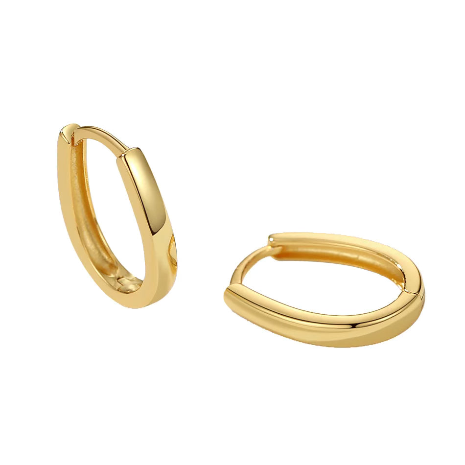 Classic earrings - gold