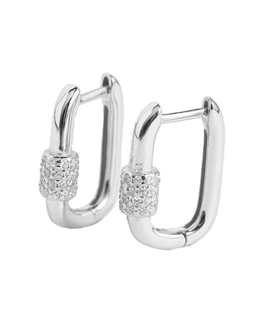 Sunset earrings - silver
