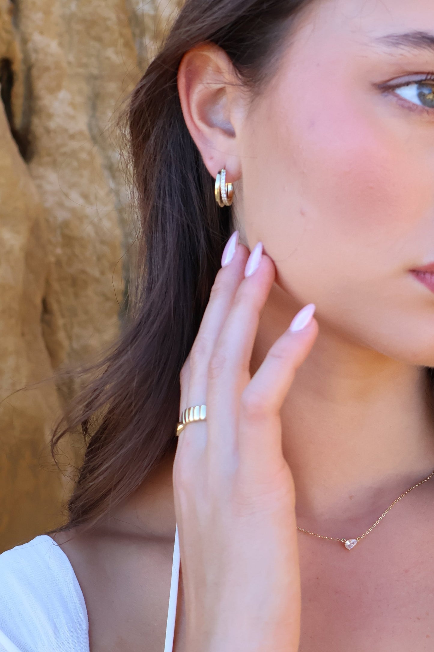 Monaco earrings - gold