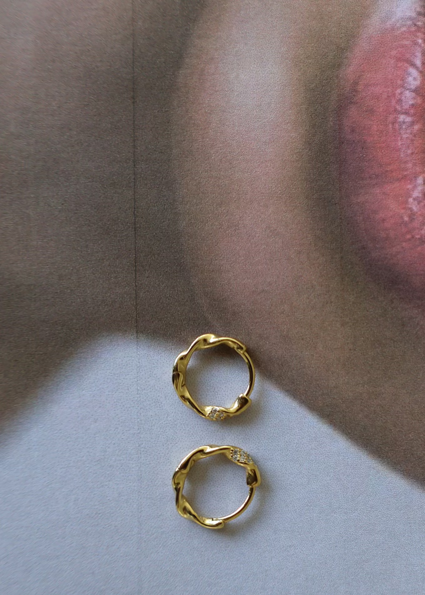 Amour earrings - gold