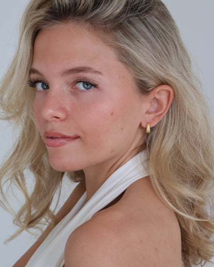 Eclair earrings - gold