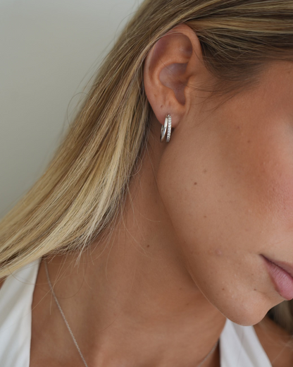 Monaco earrings - silver