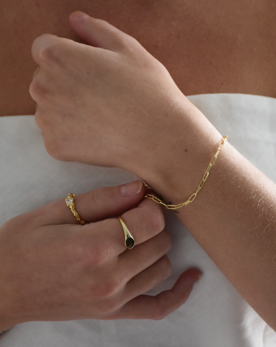 Classic chain bracelet - gold