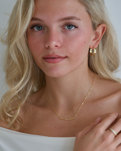 Classic large hoops - gold