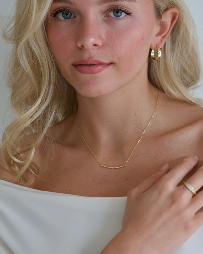 Classic large hoops - gold